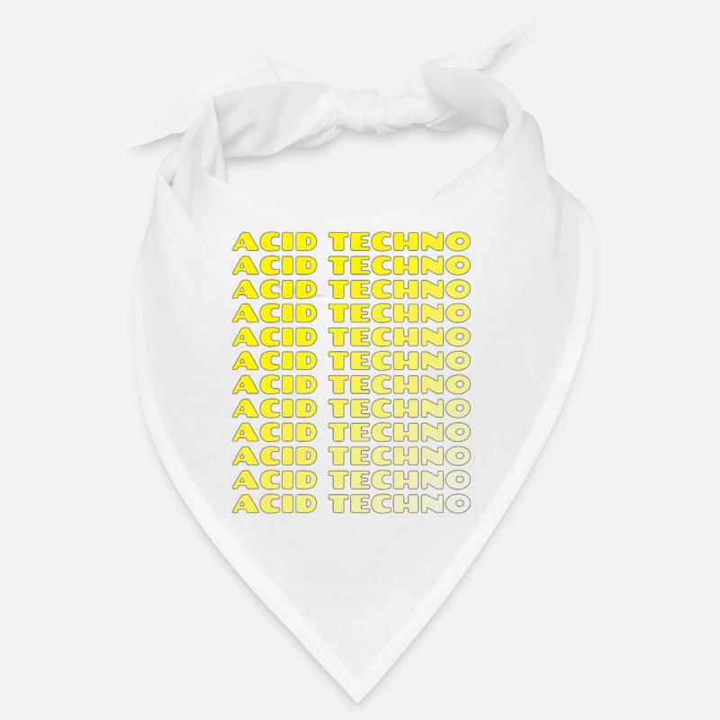 Acid Techno Repeat Neon Bandana