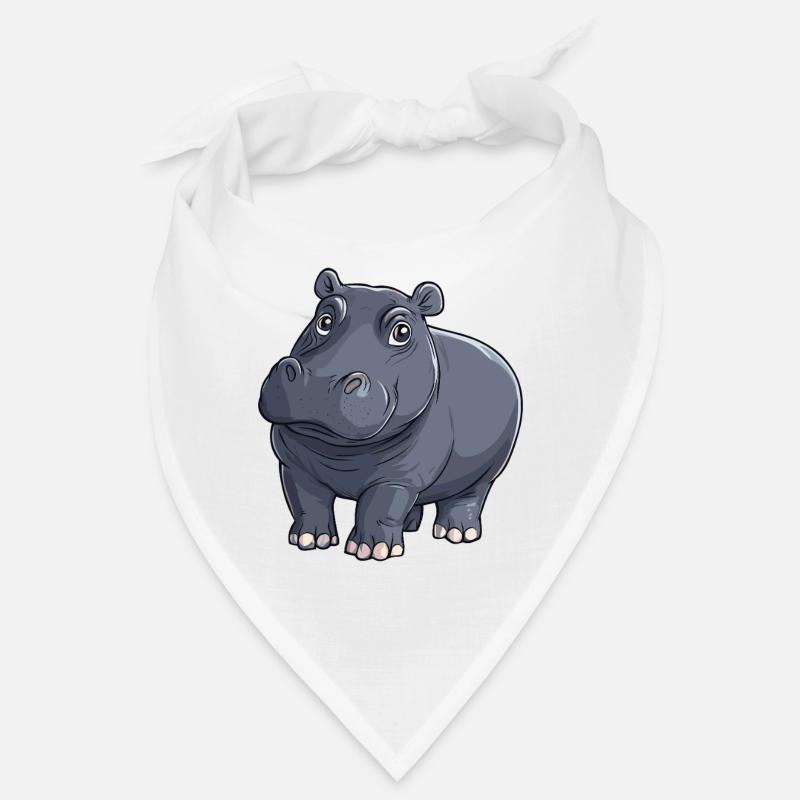 Illustration d’Hippo Nilpferd Bandana