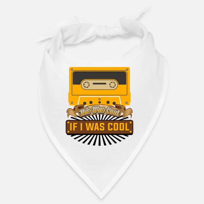 Retro Cassette Tape Funny Quote Design Bandana