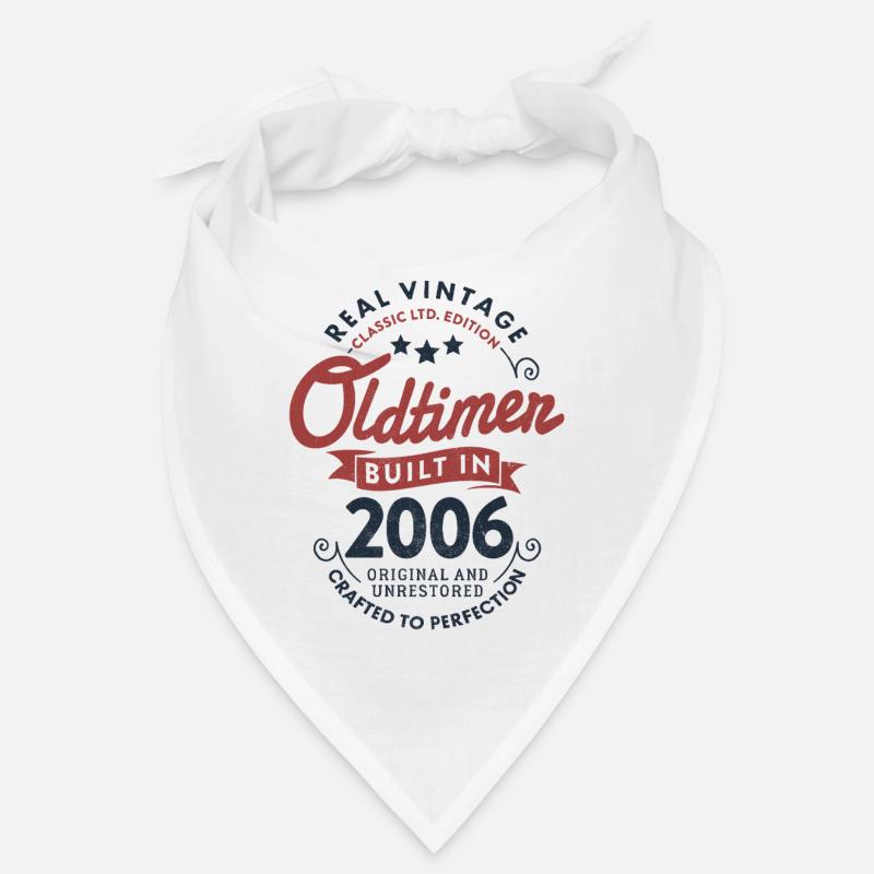 Vintage 2006 Oldtimer 20. Geburtstag Bandana