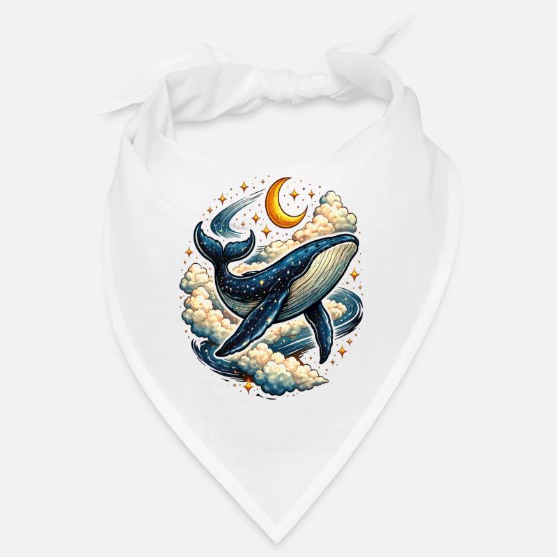 Baleine Céleste dans les Nuages Bandana