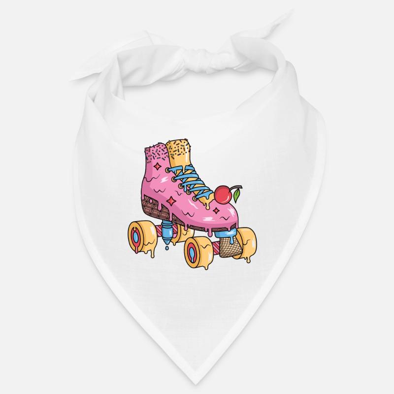 Rollschuhe Eiscreme Roller Skates Rollschuh Bandana