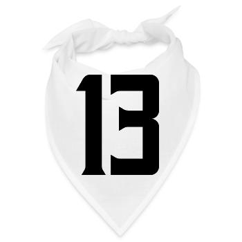 13 - Bandana - Weiß - Vorne
