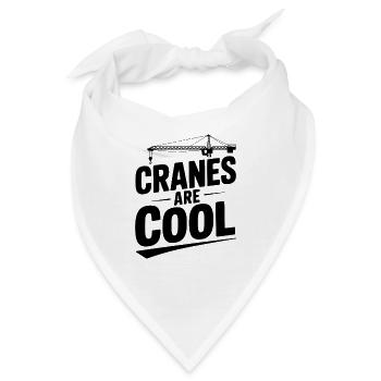Kraniche sind cool - Bandana - Weiß - Vorne