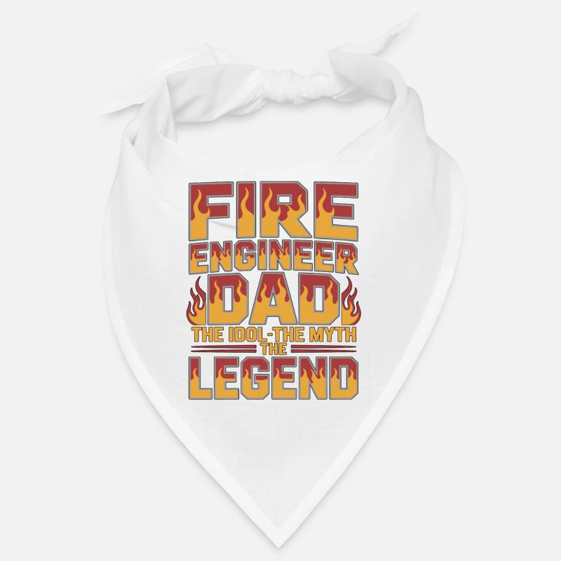 Fire Engineer Dad The Idol The Myth Fire Service Bandana