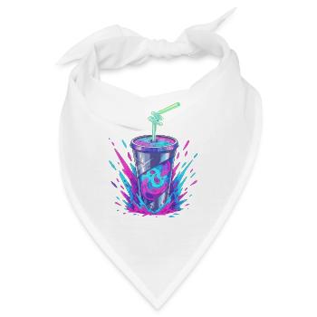 Neon-Swirler Becher Splash - Bandana - Weiß - Vorne