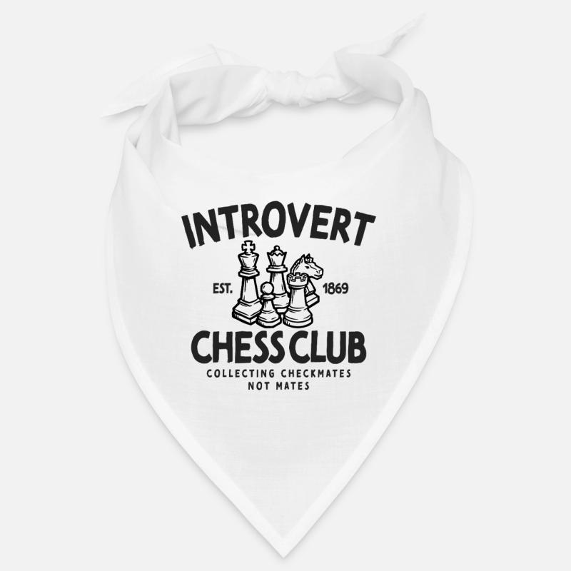 Introvert Chess Club Checkmate Strategy Bandana