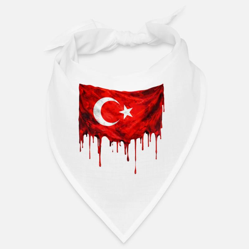 Dripping Turkey flag Bandana