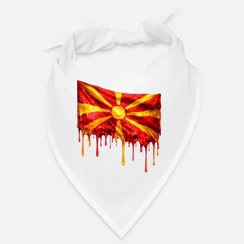 Macedonian Flag Drop Bandana
