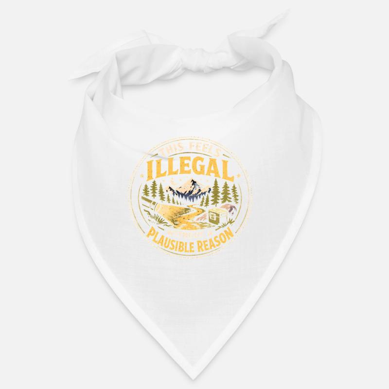 Feels illegal | Night Cache Humor Bandana