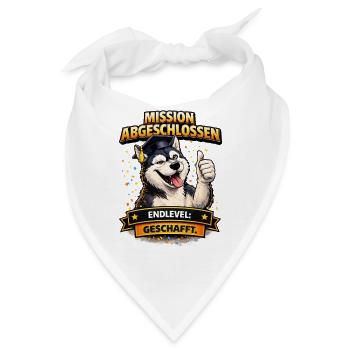 Abschlussklasse Misson Abgeschlossen Schulabgänger - Bandana - Weiß - Vorne