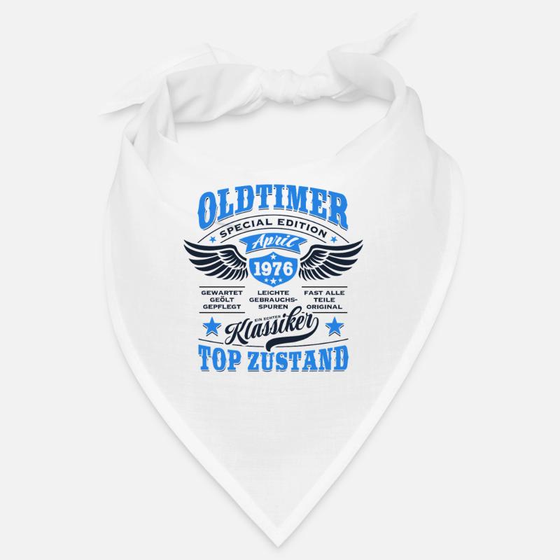 Oldtimer April 1976 - Geburtstag - Geschenk Bandana