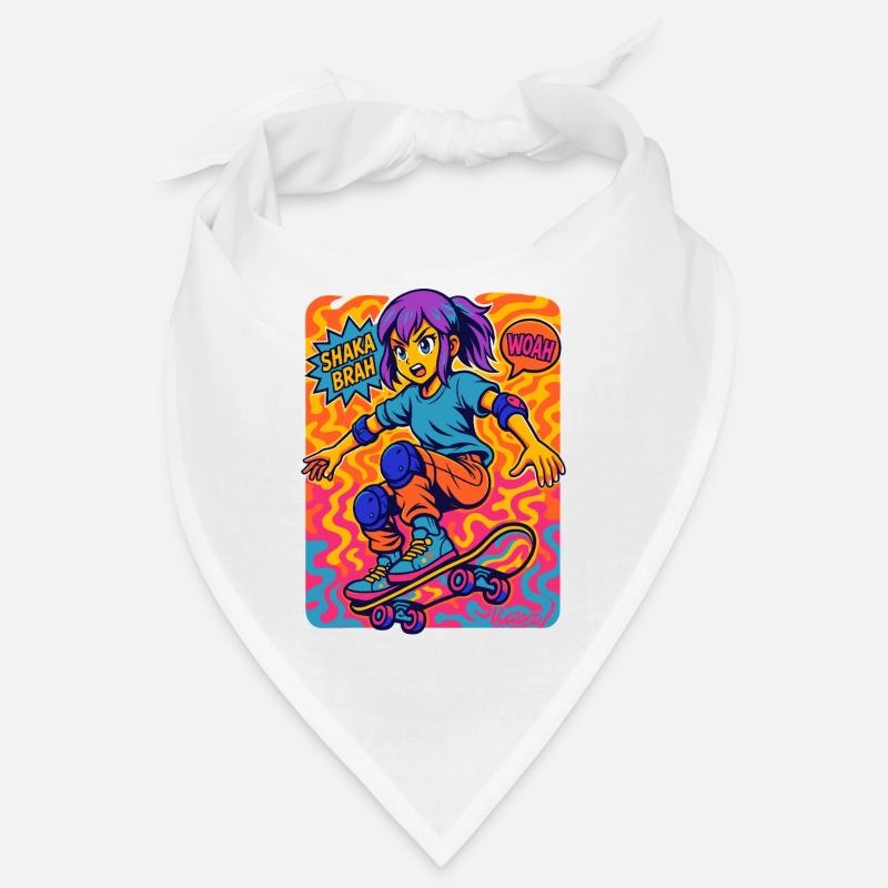 Shaka Brah Skater Pop Art Bandana