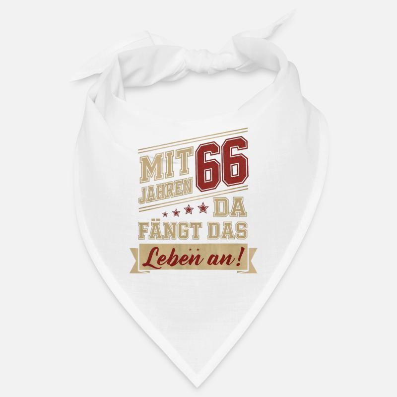 mit 66 Jahren da fängt das Leben an Bandana