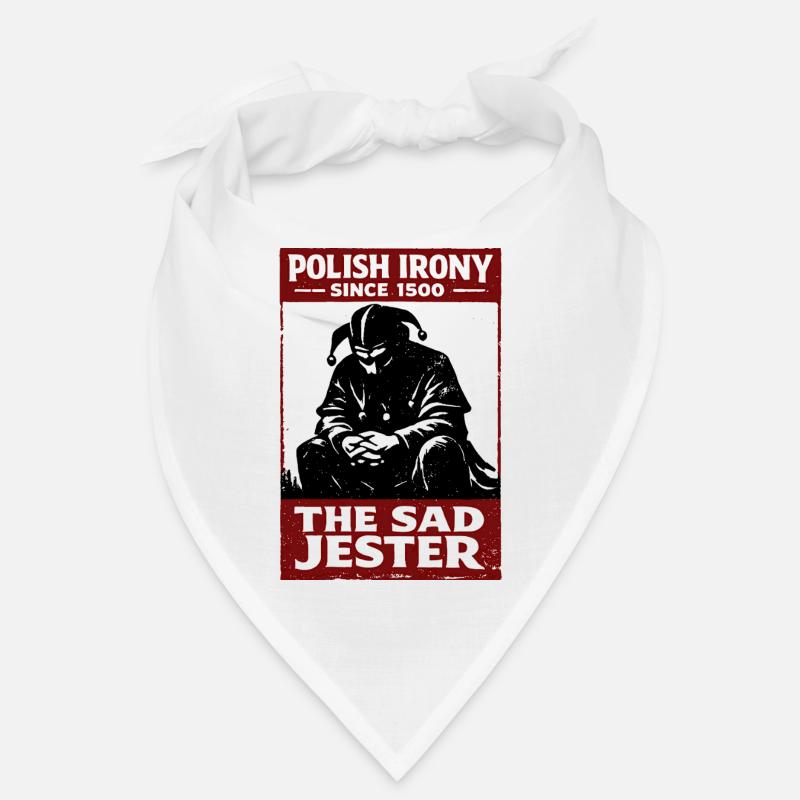 Polish Irony Stańczyk The Sad Jester Bandana