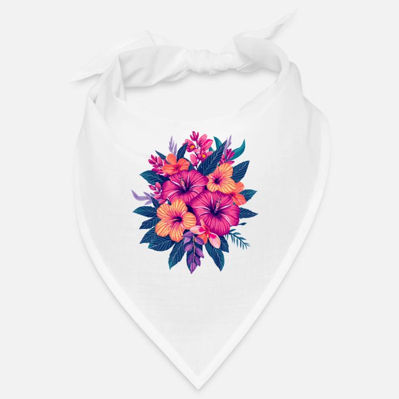 Fleurs d’hibiscus tropicales Bandana