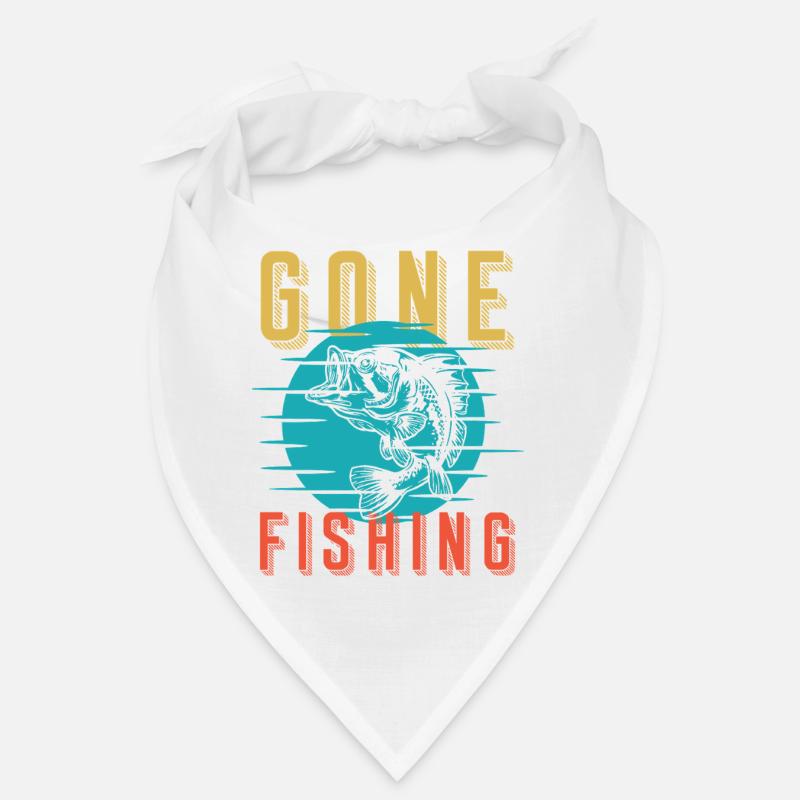 Gone Fishing Éclaboussure rétro Bandana