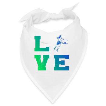 Pickleballsport Idee für Pickleball Community Fans - Bandana - Weiß - Vorne
