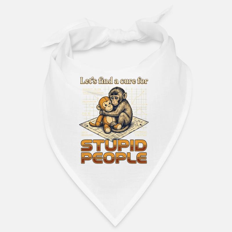 Trouvons un remède pour les gens stupides Monkey Punch Bandana