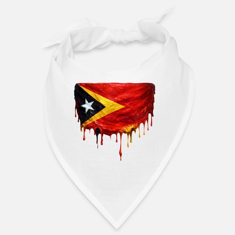 TimorLeste Drop Flag Bandana