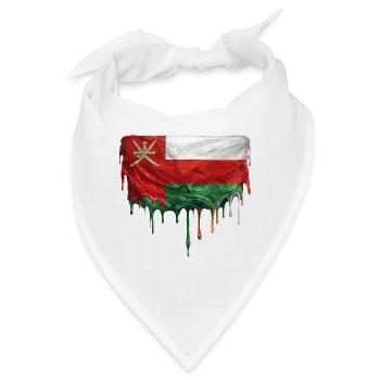 Oman Flag bunte Farbe - Bandana - Weiß - Vorne
