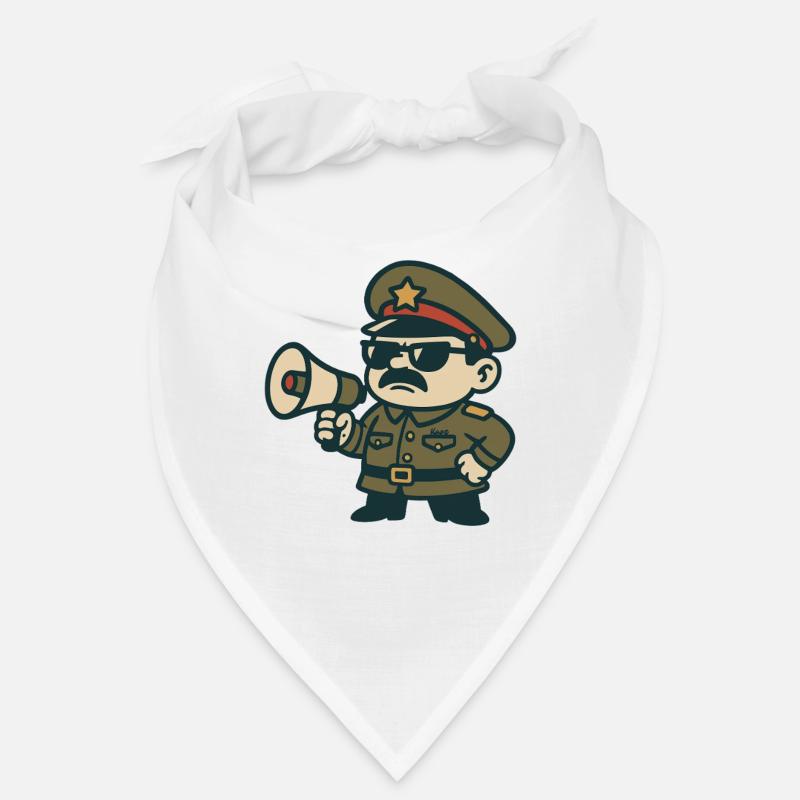 Retro Sergeant Megaphone Bandana