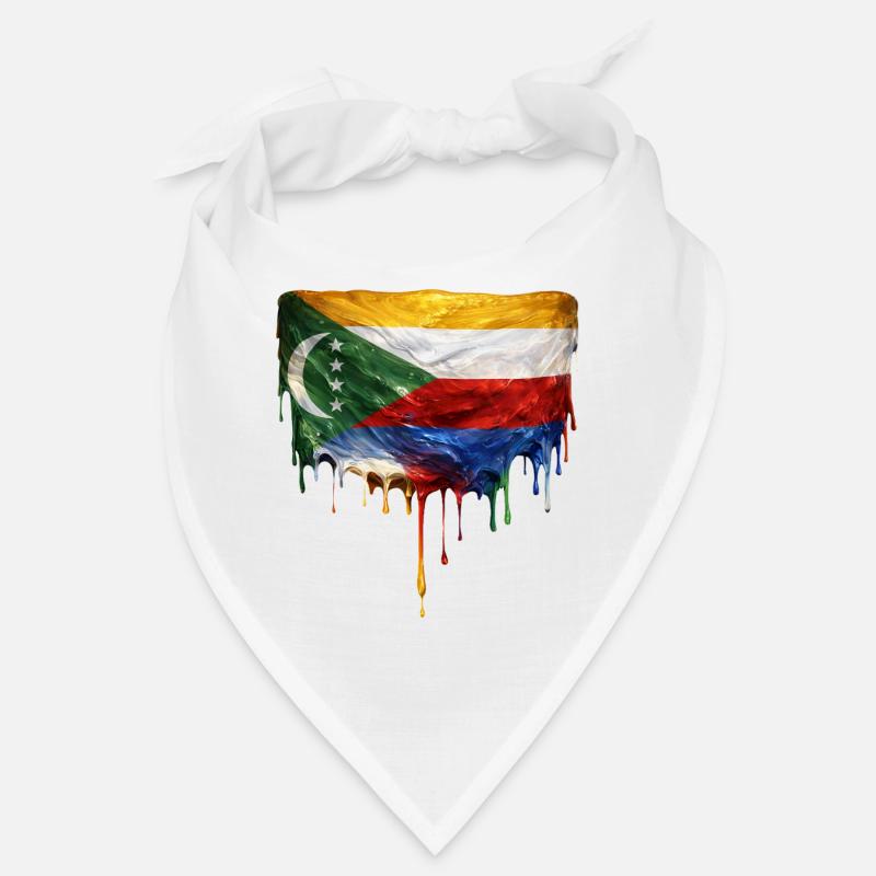 Drapeau des Comores : Couleurs flottantes Bandana
