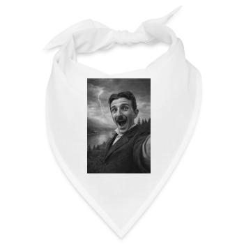 Nikola Selbstporträt - Bandana - Weiß - Vorne