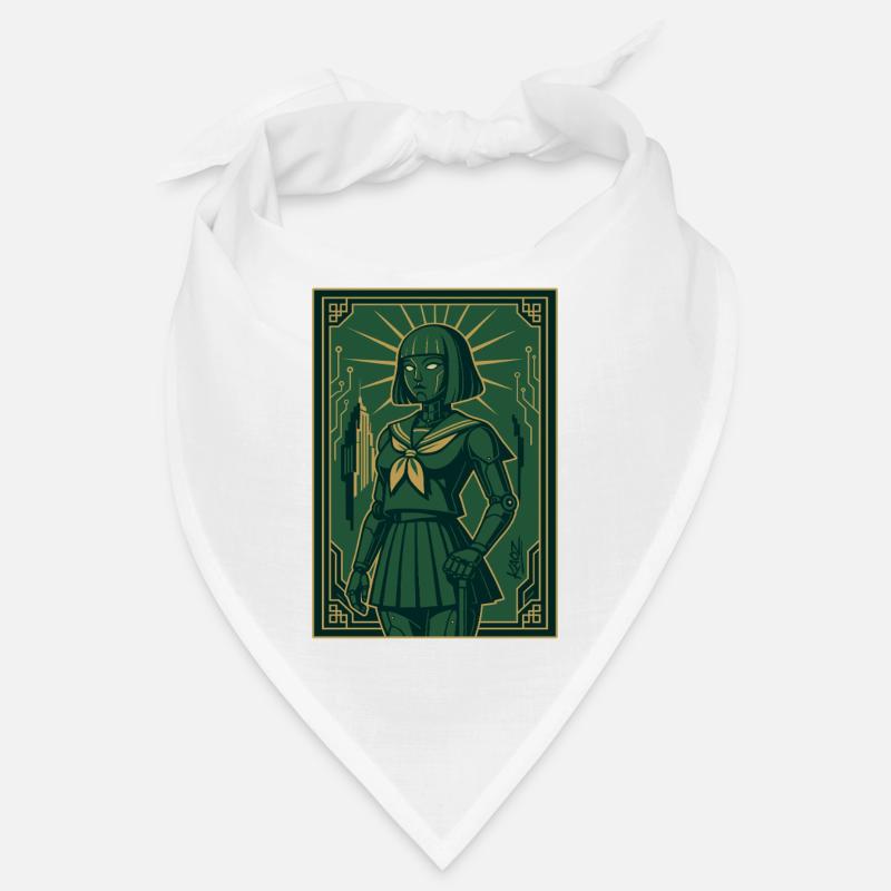 Cyber Deco Android Green Sentinel Bandana