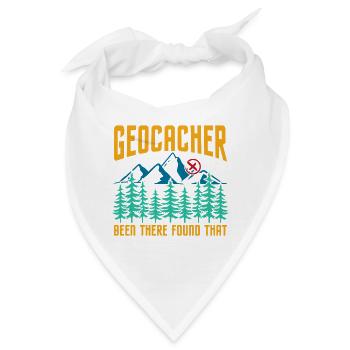 Geocacher Been There Found That Mountain Graphic - Bandana - Weiß - Vorne