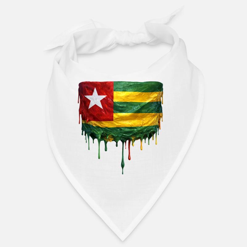 Art de la chute du drapeau du Togo Bandana