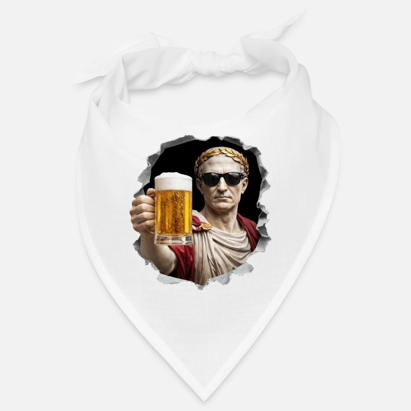  Caesar mit Bier und Sonnenbrille Bandana