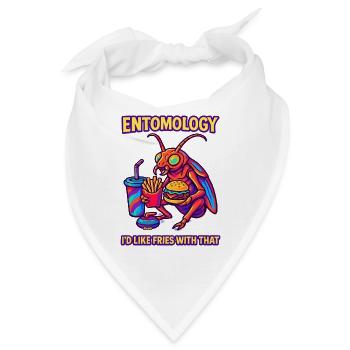 Entomology Fries Bug Tee - Bandana - Weiß - Vorne