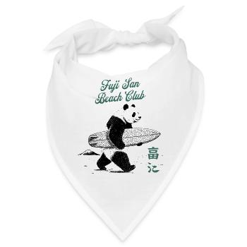 Fuji San Surf Club Panda - Bandana - Weiß - Vorne