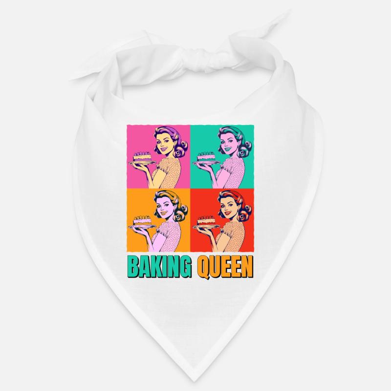 Cuisson Gâteau Cuisson Reine Cuisson Fée Boulanger Pop Art Bandana