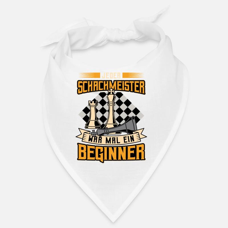 Jeder Schachmeister war mal ein Beginner / Schach Bandana