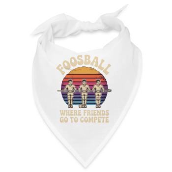 Tischfußball Evolution Lustiges Kickern Foosball	 - Bandana - Weiß - Vorne