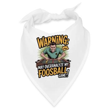 Tischfußball Evolution Lustiges Kickern Foosball - Bandana - Weiß - Vorne