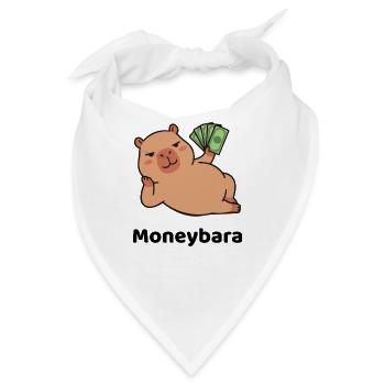 Erfolgreiches Schwein mit Bargeld-Lockerung - Bandana - Weiß - Vorne