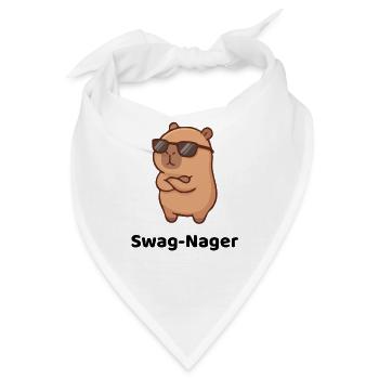 Swag Nager - Bandana - Weiß - Vorne