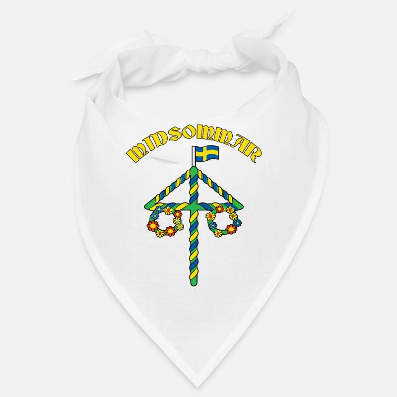 Litha Pagan Solstice d’été Midsommar Bandana