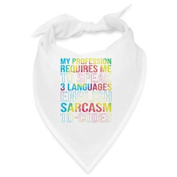 Medizin Coder - Bandana - Weiß - Vorne