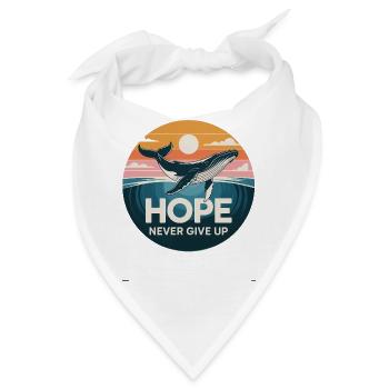 Hope/ Timmy der Buckelwal in der Ostsee - Bandana - Weiß - Vorne