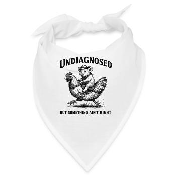 Nicht diagnostiziert, aber irgendetwas stimmt nich - Bandana - Weiß - Vorne