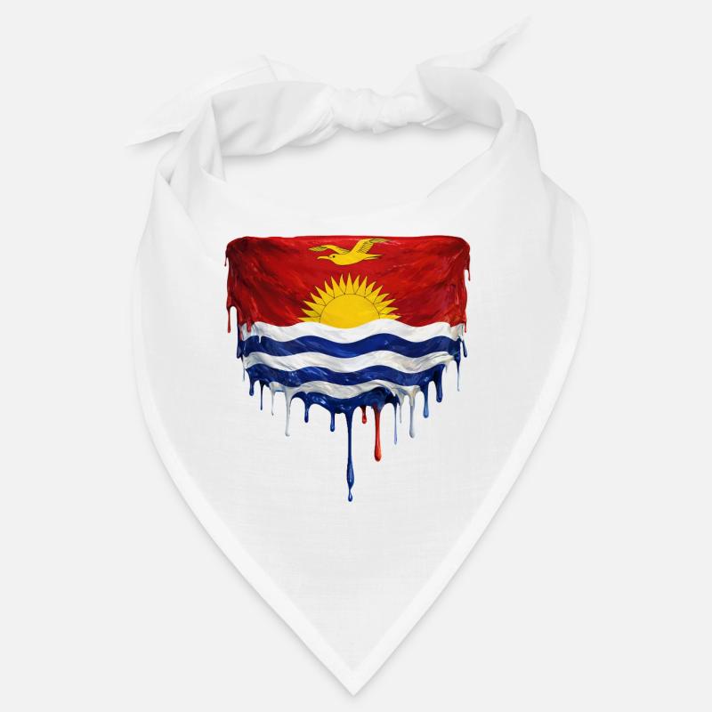 Drapeau de Kiribati dégoulinant Bandana