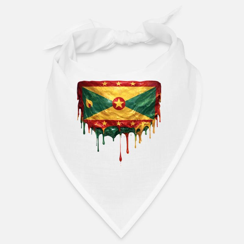 Grenada Dripping Flag Bandana