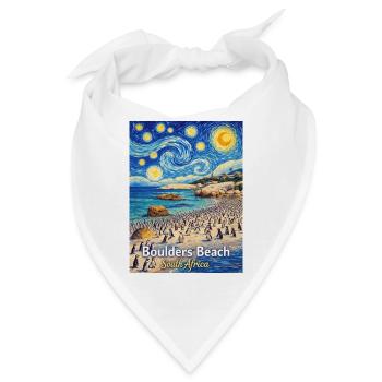 Boulders-Strand, Südafrika Starry Night  - Bandana - Weiß - Vorne