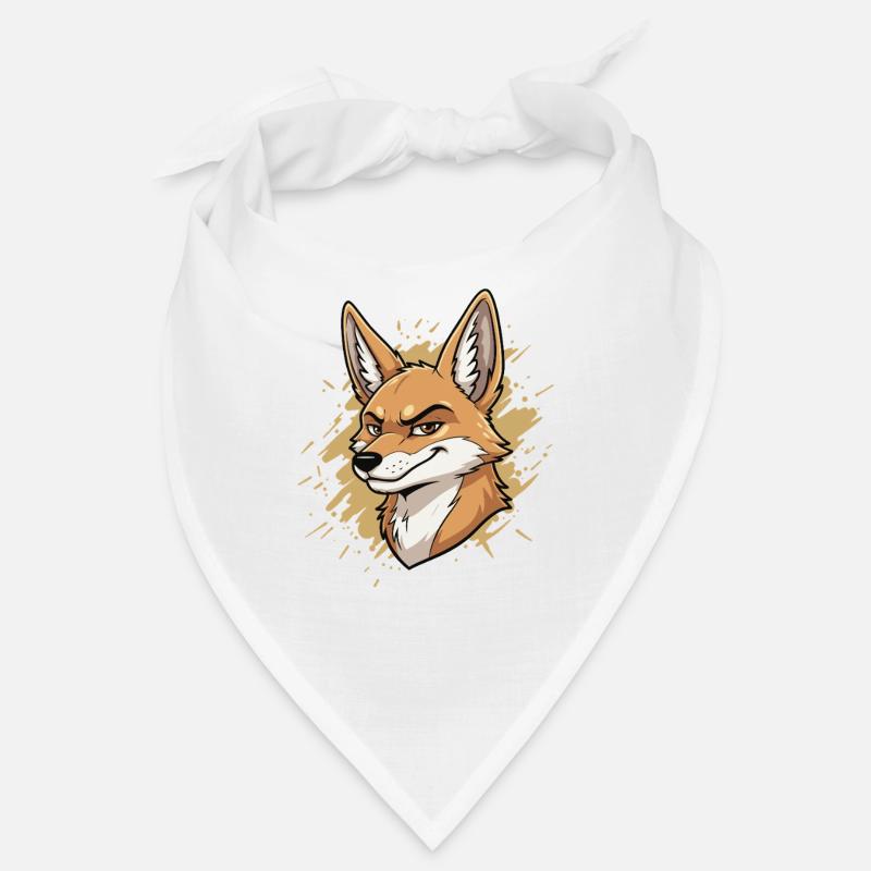 Clever Fox Cartoon Bandana