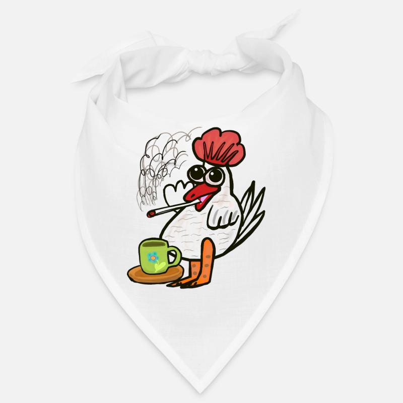 Coffee Butt Cigarettes Chicken Break Bandana