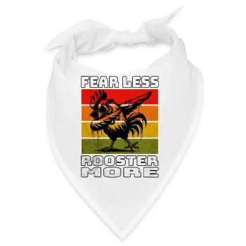 Rooster Hahn - Bandana - Weiß - Vorne